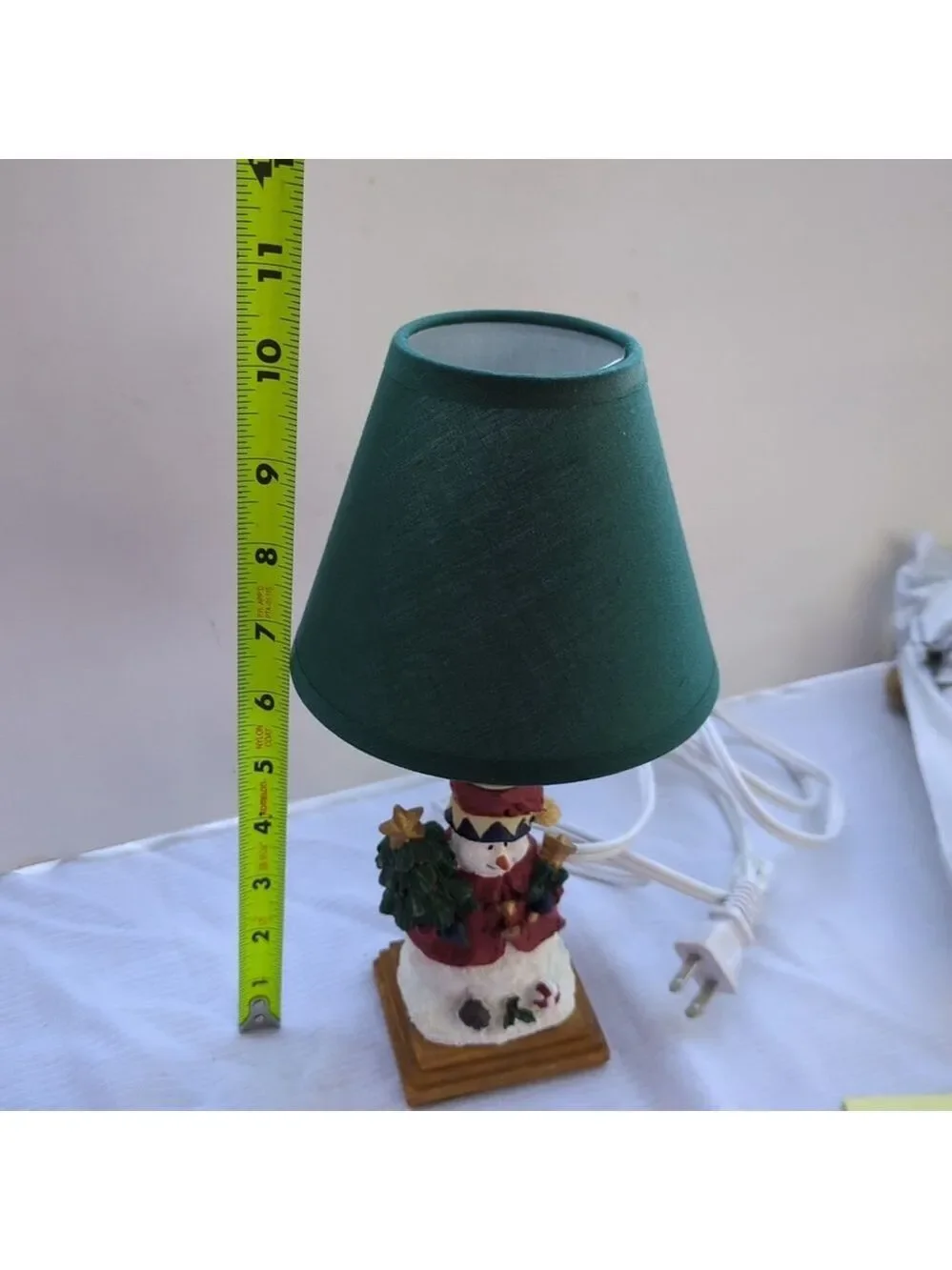Welcome Home Home Again SNOWMAN Festive Christmas Night Light RARE NIB
